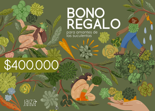 Bono regalo suculentas
