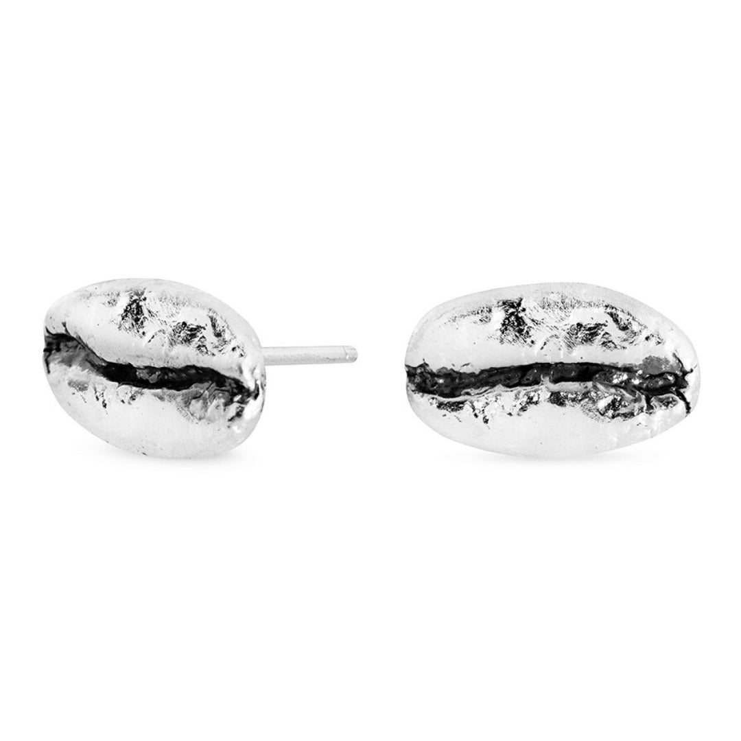 Aretes Café Gesha en plata