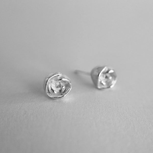 Aretes suculenta Rosita (S) en plata