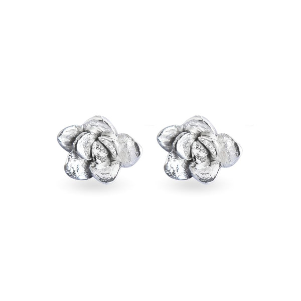 Aretes suculenta Delia (M) en plata