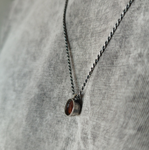 Collar Tintico con cadena en plata esmaltada