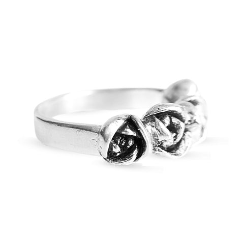 Anillo 4 suculentas / Talla 6 1/2