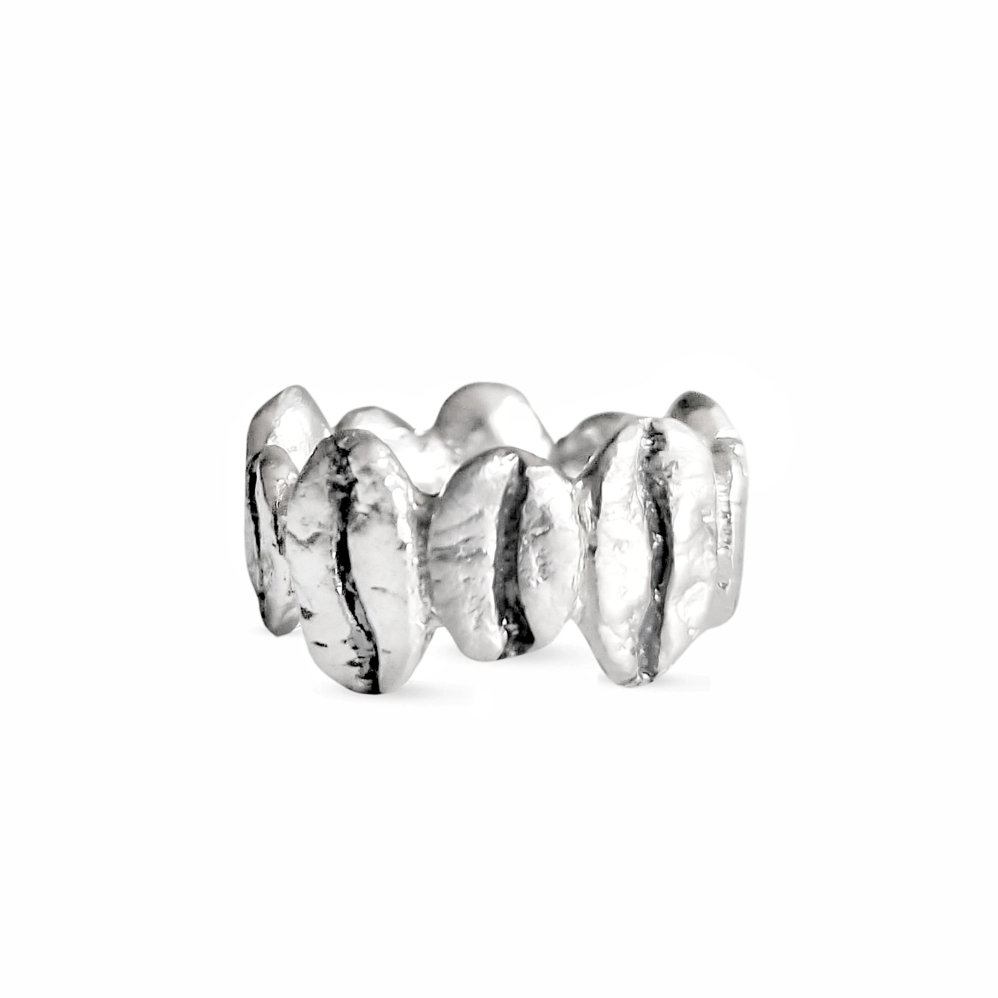 Anillo multi Café en plata