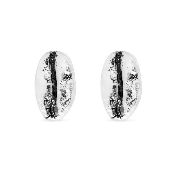 Aretes Café Gesha en plata