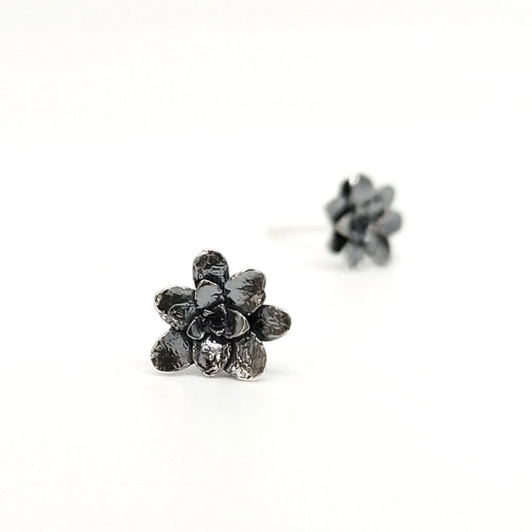 Aretes suculenta Dani (XS) en plata