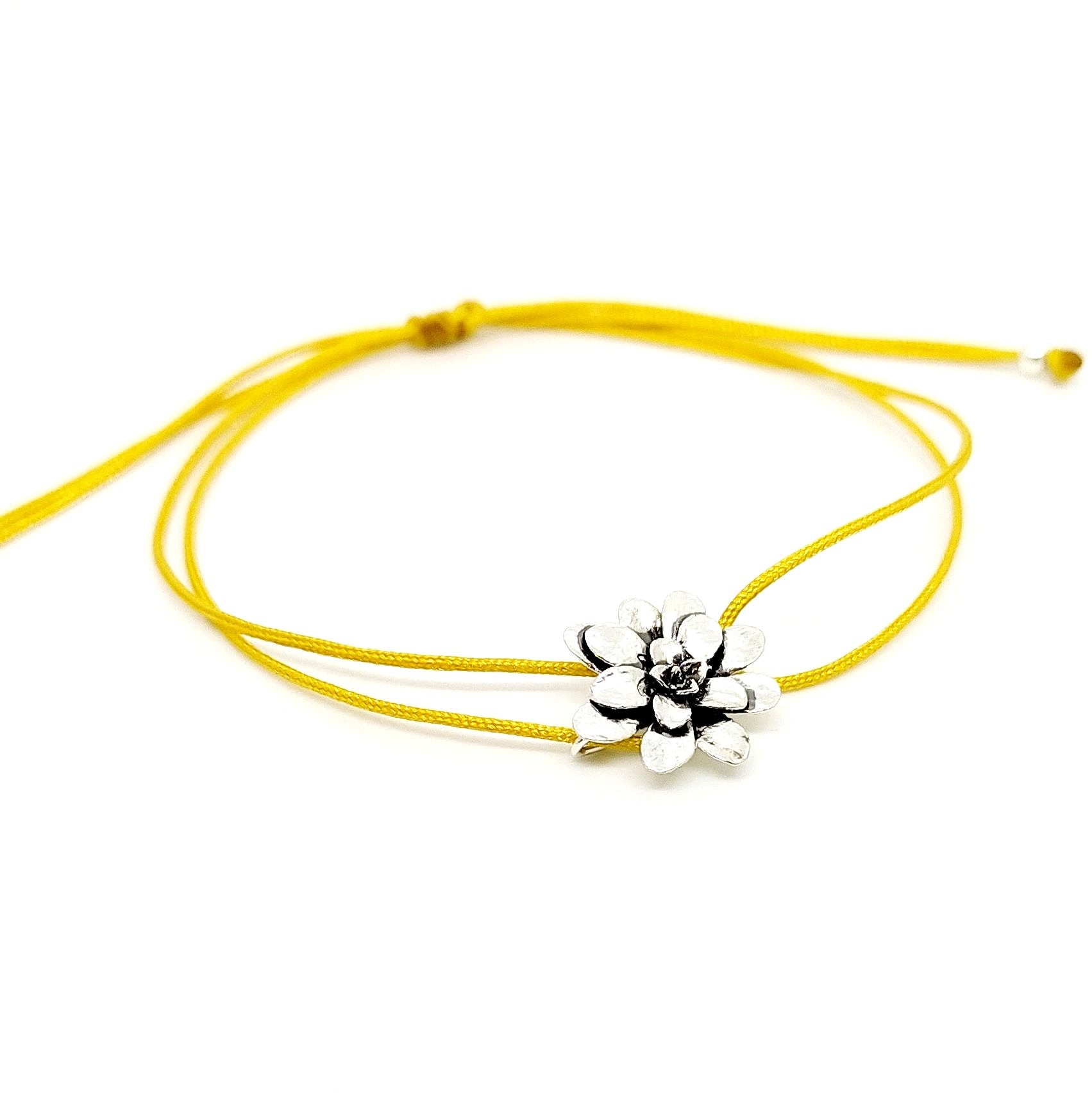 Pulsera en hilo - Suculenta